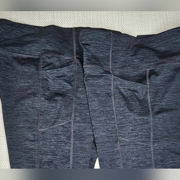 2pk Avia Women's High Waisted Side Pockets Ankle Leggings Size L - Picture 10 of 14